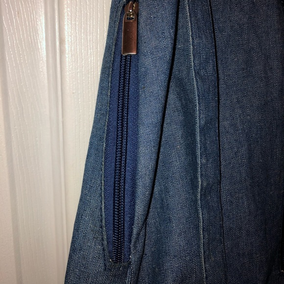 Jean and faux leather backpack - Picture 3 of 4